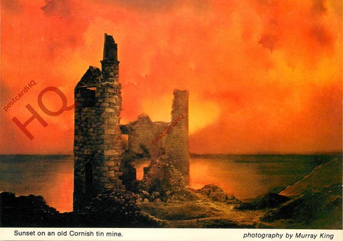 Picture postcard cornish tin - picture,