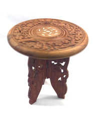 Mini Hand Carved Wooden Indian