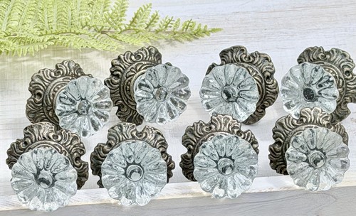 Antique bronze glass - 12,