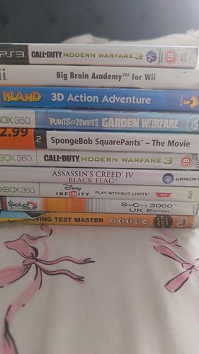 Mixed pal game lot - ps3, wii