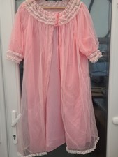 Peignoir Pink Nylon dressing