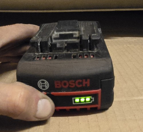 Used genuine bosch battery - genuine,