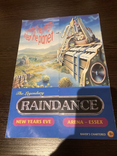 Rave flyer 1992 raindance new - rave,