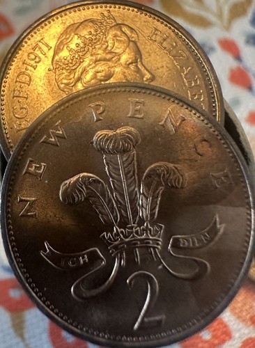 Qeii 2p two pence - x,
