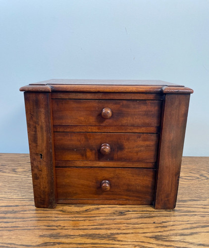 Antique mahogany wellington - antique,