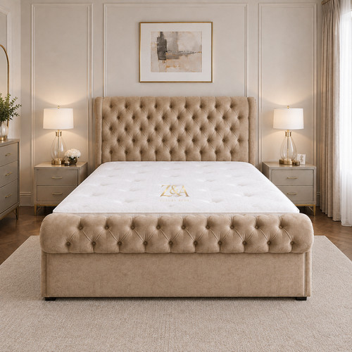 Sleigh bed frame - bed,