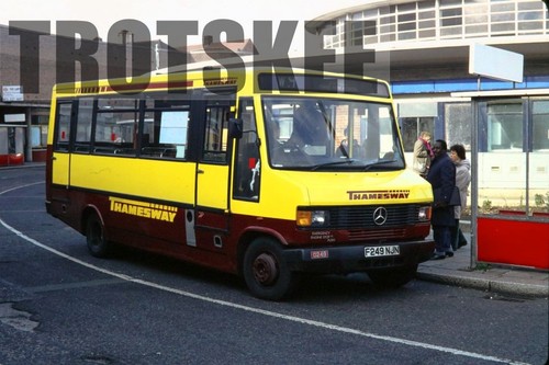 35mm slide thamesway - 35mm, mercedes
