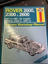 Rover SD1 2000, 2300, & 2600