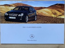 MERCEDES C CLASS SPORTS COUPE BROCHURE C200 C220 CDi C180 C200 C230K C320 AMG