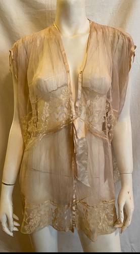 Edwardian cream silk lace - edwardian,