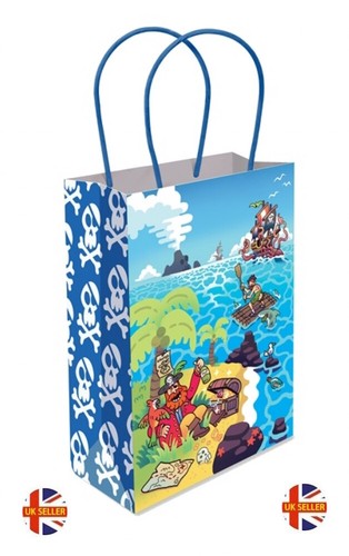 Pirate party bags paper - paper, treat