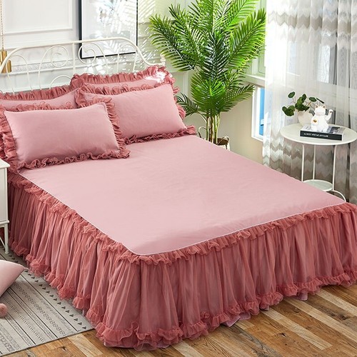 Mesh lace ruffle - 3x,
