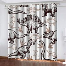 Dinosaur Drawing Curtains