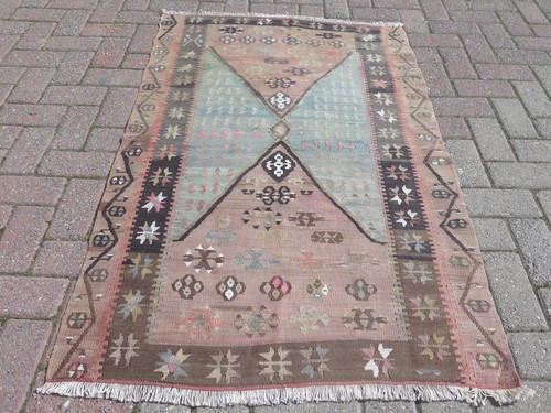 Antique kilim turkish rug - antique,