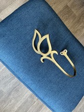 Solid Brass Curtain Embrace/