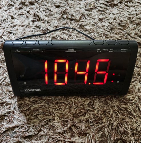 Polaroid clock radio - clock,