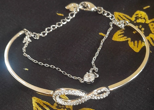 Swarovski silver tone - swarovski,