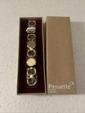 Bioflow Piroutte Magnetic Therapy Bracelet  Gold Tone