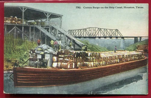 Cotton barge houston texas - cotton,