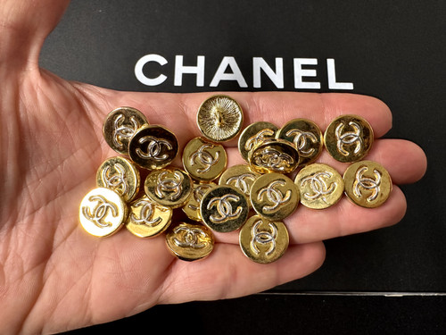 Lot vintage chanel gold - vintage,