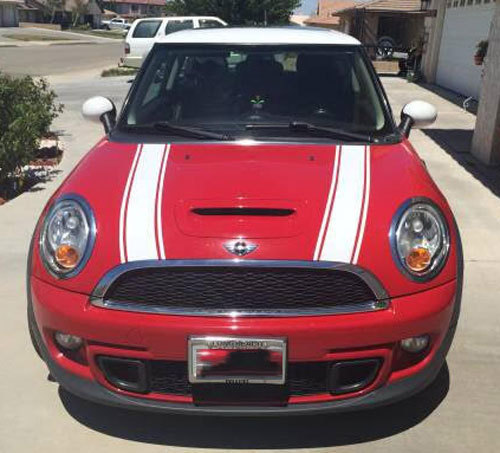 Bonnet boot decals - bonnet,