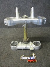 SUZUKI RM125/250 1994-1995 Used motocross silver triple clamp assembly RM3923