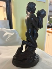 Heredities Loving Ways Cold Cast Bronze Nude Sculpture