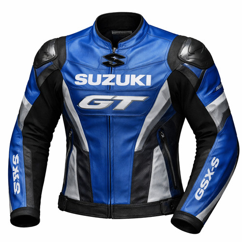 Men blue suzuki leather - blue,