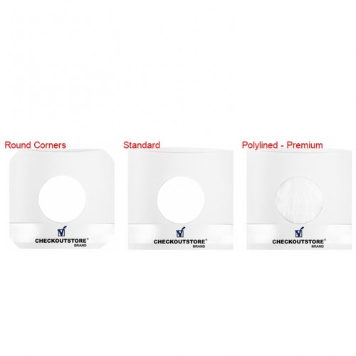 Paper record with hole for - record,