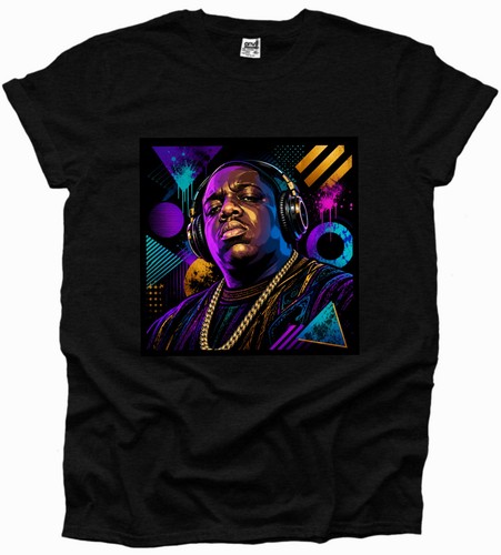 Biggie wearing headphones - biggie,