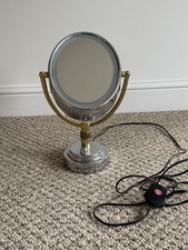 Revlon Magnifying Light Up Vanity Mirror M51 Double Side Retro Oval 