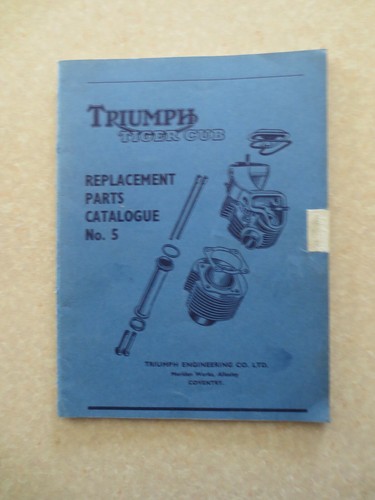 1958 triumph tiger cub - triumph,