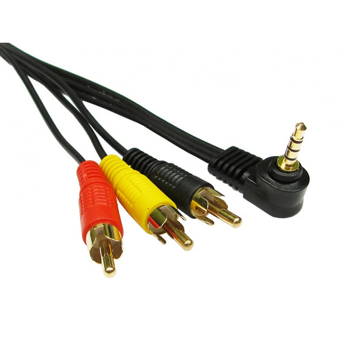 Right angled 5mm jack - angled, to