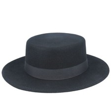 Handmade Black Wool Felt Pork