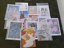 14 babies and Childrens knitting patterns in ring binder folder