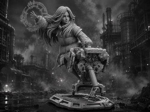 Printed scale diana - printed, 1/6