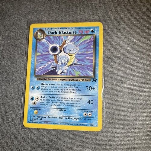 Dark blastoise rare team - dark,