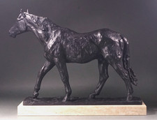 Superb Japanese Vintage (1970s) Bronze Horse, Takayoshi Mitsui