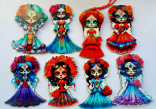 Set of Eight  Wooden Sugar