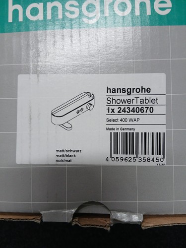 Hansgrohe shower tablet - hansgrohe,