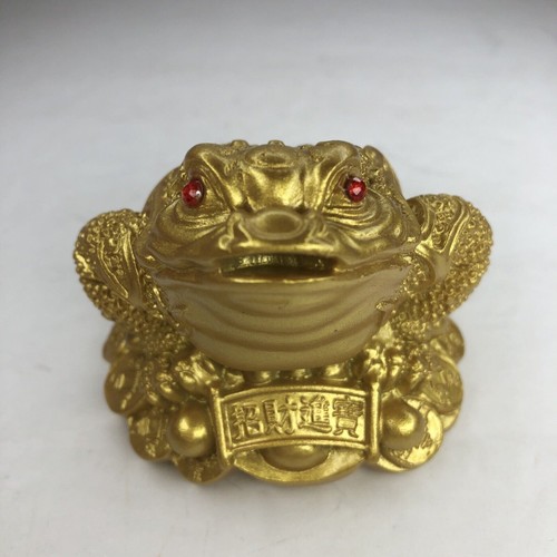 Frog gold coins feng shui - frog,