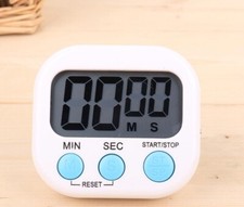 Magnetic LCD digital timer   Kitchen cooking timer  Loud alarm battery excluded