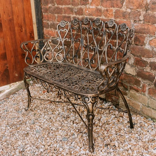 Deluxe cast aluminium floral - aluminium,