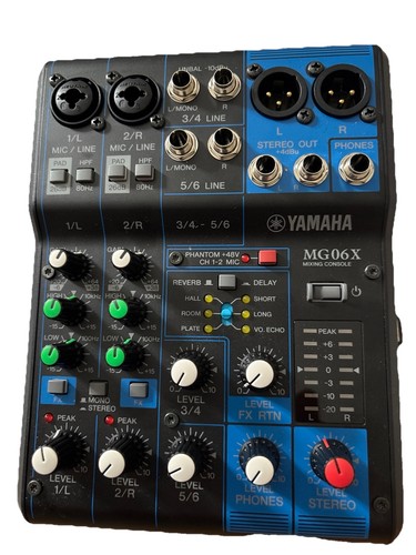 Yamaha mg06x channel analog - mg06x, 6-channel