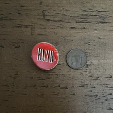 Vintage RUSH Pin Badge Rock