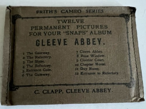 Cleeve abbéy frith cameo - cleeve, frith’s