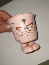 Fiendish Feet Yogurt Pot Empty Horrible Herman 3 Small Cracks In Top See Pics