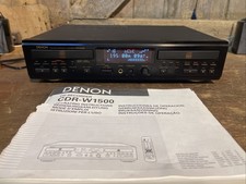 Denon CDR - W1500 Compact Disc