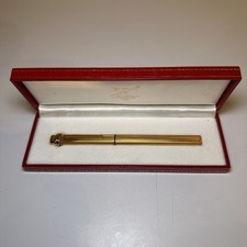 Authentic Cartier Must de Cartier Trinity Vendome Gold 3 Rings Pen W/Box