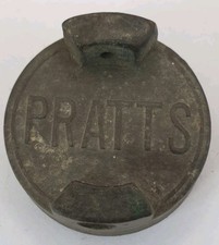 VINTAGE ORIGINAL BRASS PRATTS PETROL CAN SCREW CAP LID TOP from 2 gallon can